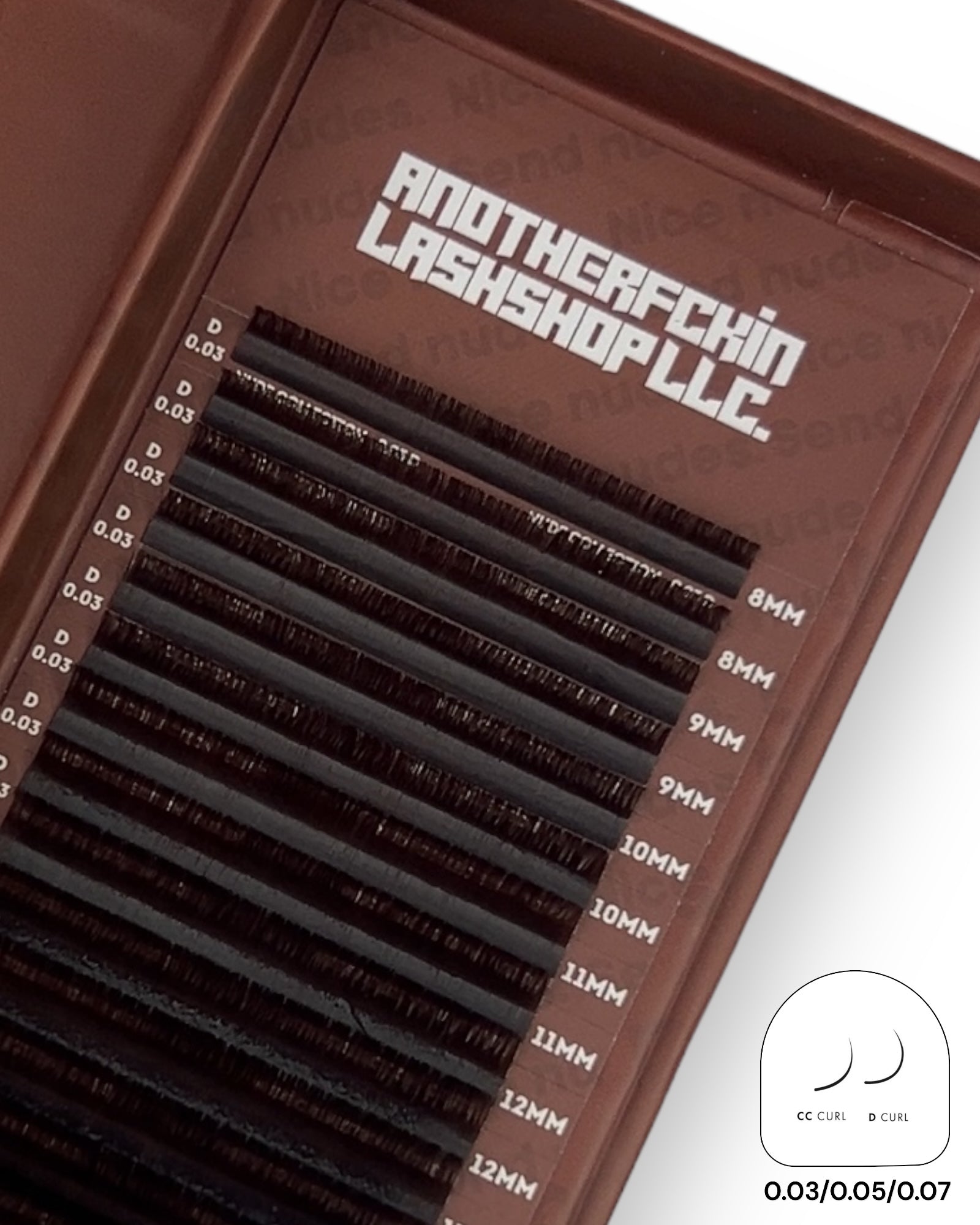 Brown Lash Tray Collection