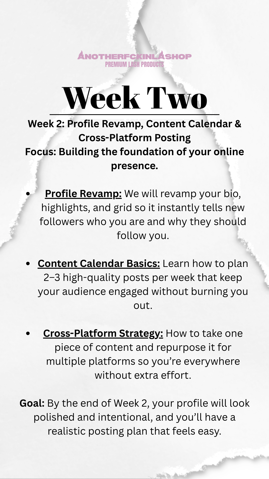 The Content Playbook 6 Week Mentorship (1:1)