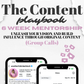 The Content Playbook 6 Week Mentorship (GROUP)