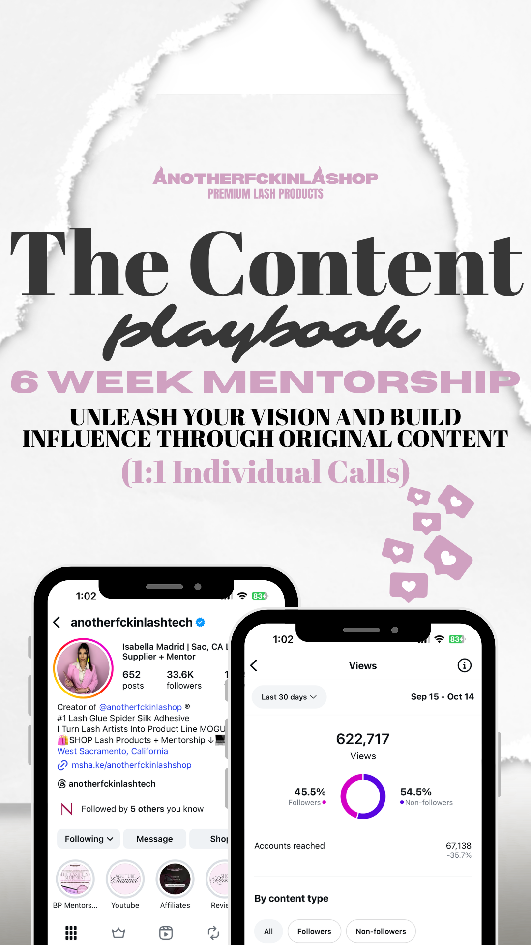 The Content Playbook 6 Week Mentorship (1:1)