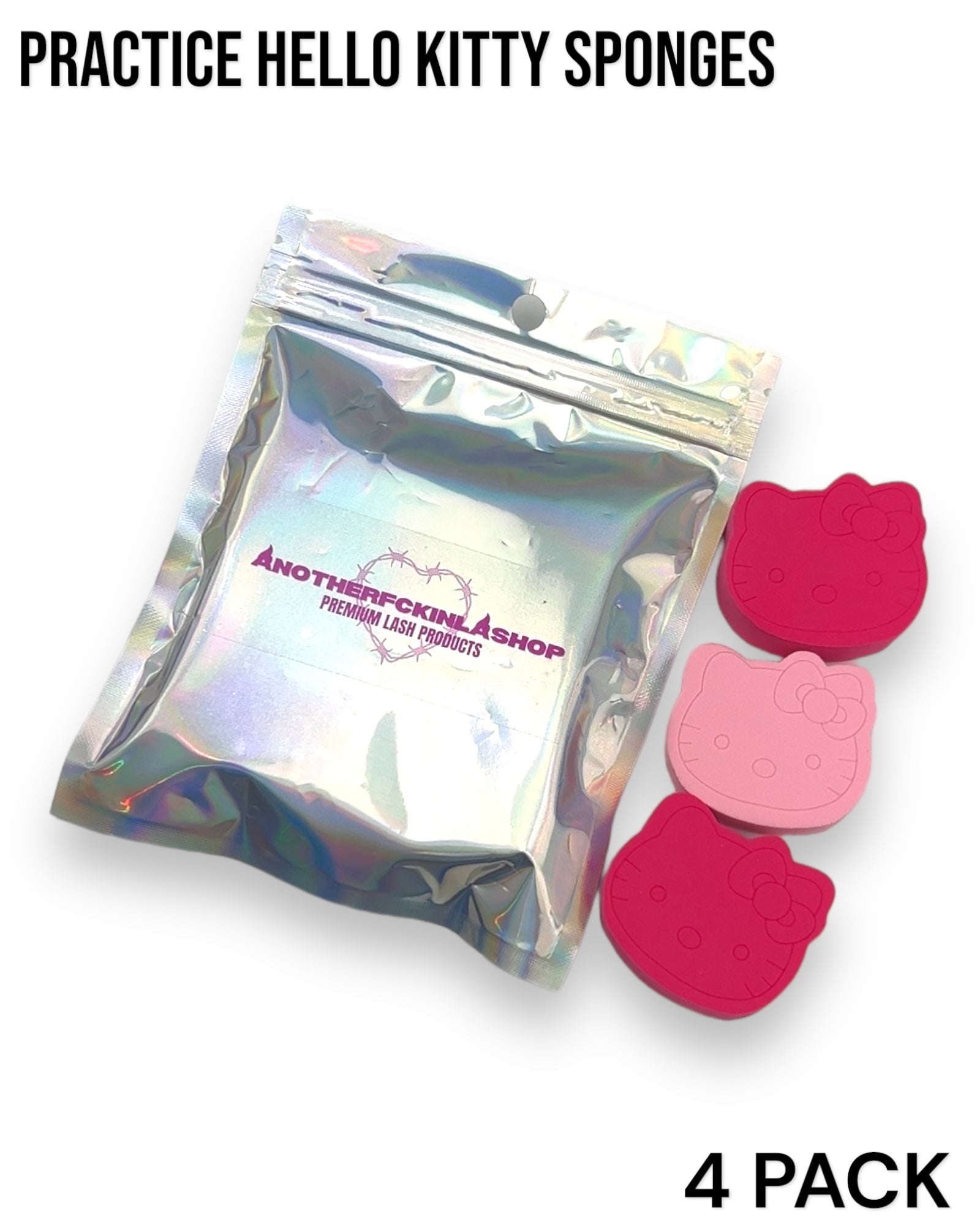 Hello Kitty Lash Practice Sponge 4PC