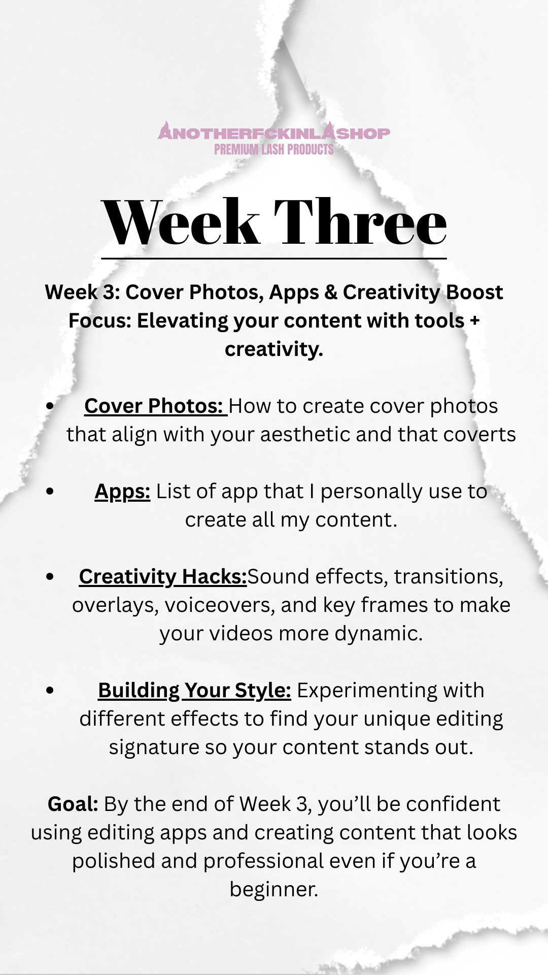 The Content Playbook 6 Week Mentorship (1:1)