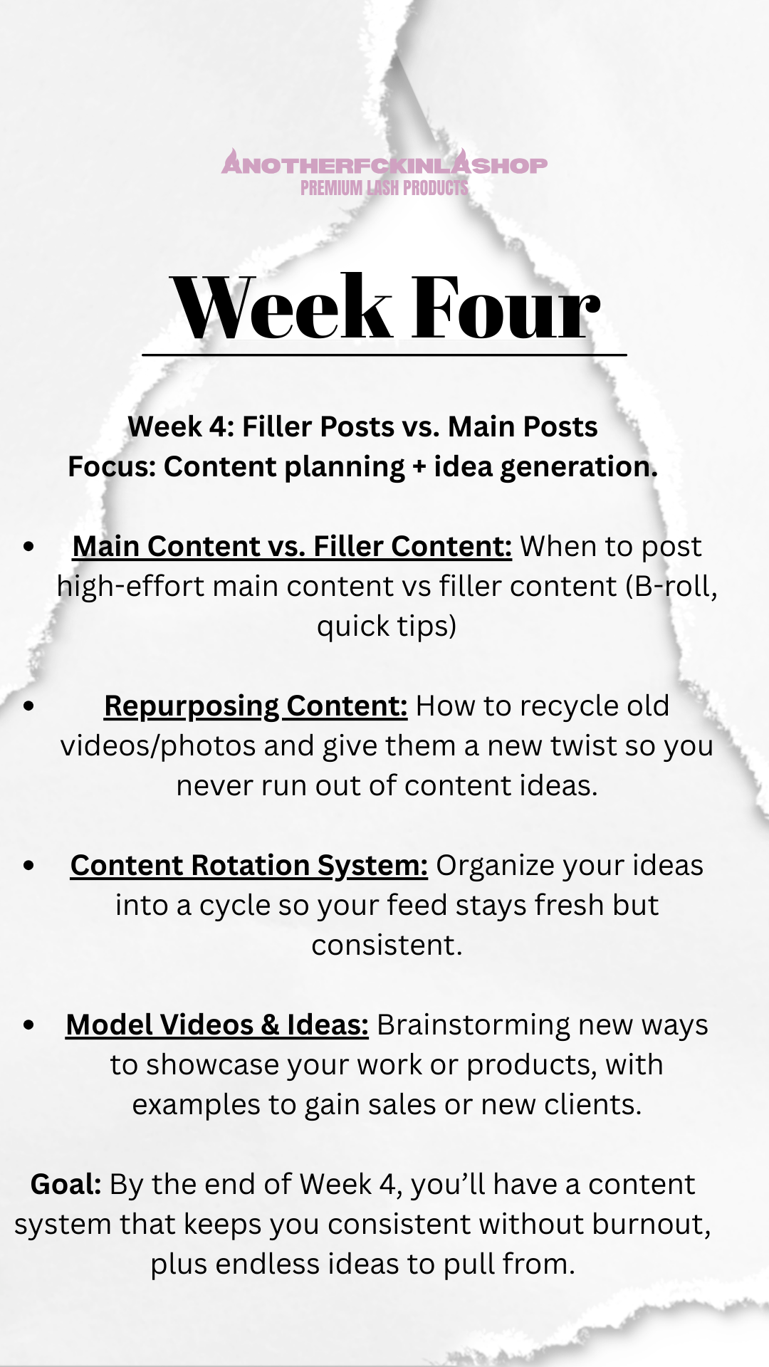 The Content Playbook 6 Week Mentorship (1:1)