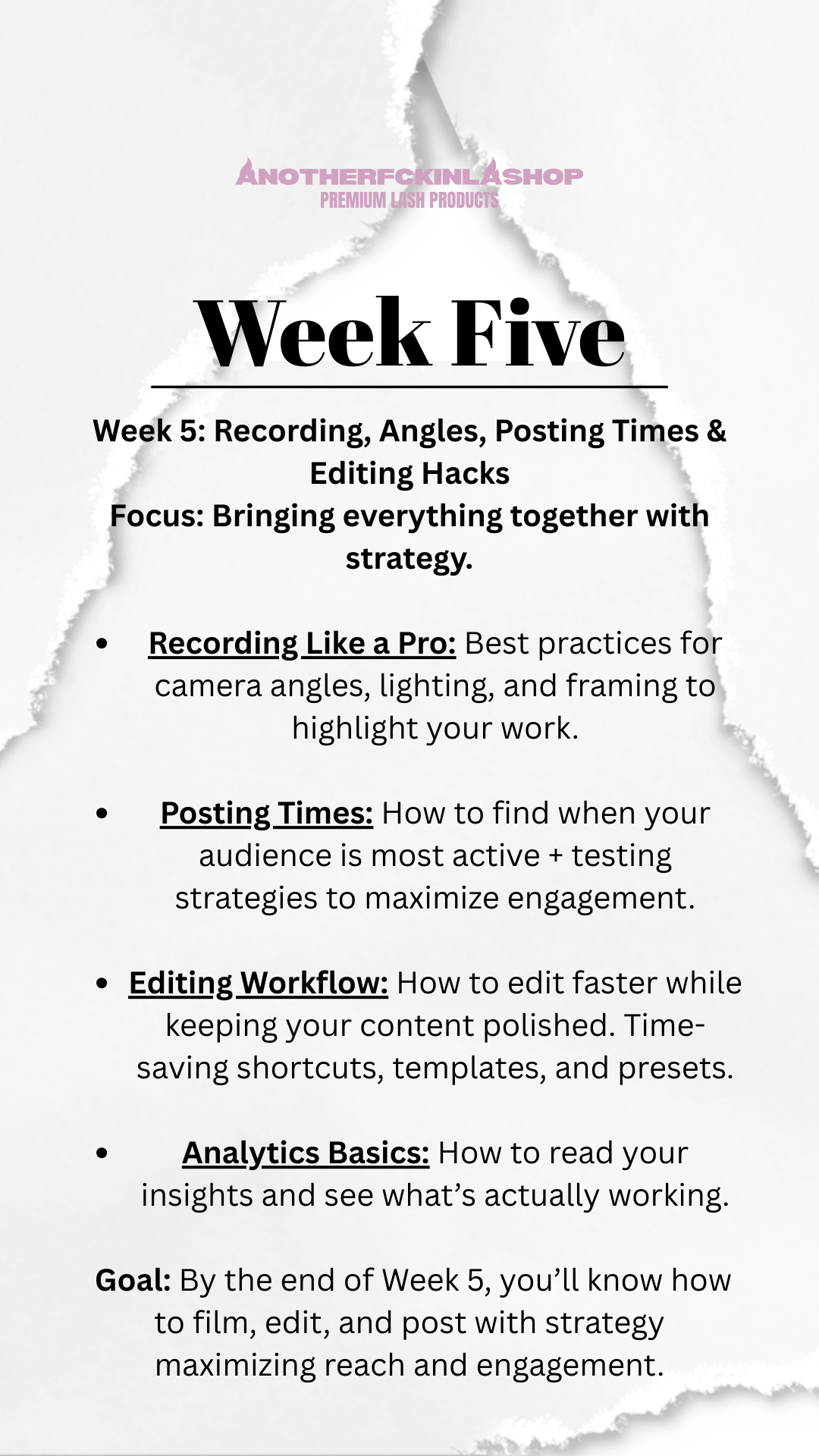 The Content Playbook 6 Week Mentorship (1:1)